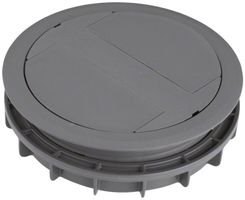 Bodendose Hager Ø132mm für Kabelkanal flexibel H<20mm grau