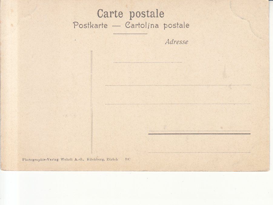 Cartoline postali: Meiringen Reichenbachfälle ca. 1910 – Usato da Bürglen TG venduto da StampGraf 1