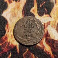 TORNESE 1790, Italien, Napoli, Vz., selten