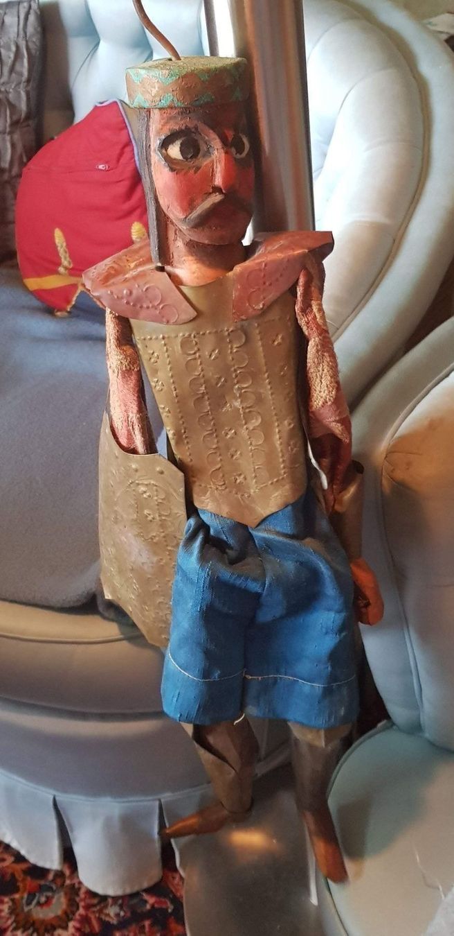 Figuren: Marionette Samurai Krieger antik – Gebraucht aus Mörschwil von antiksalon 3
