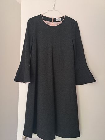 Kleid (grau und rosa, XS)