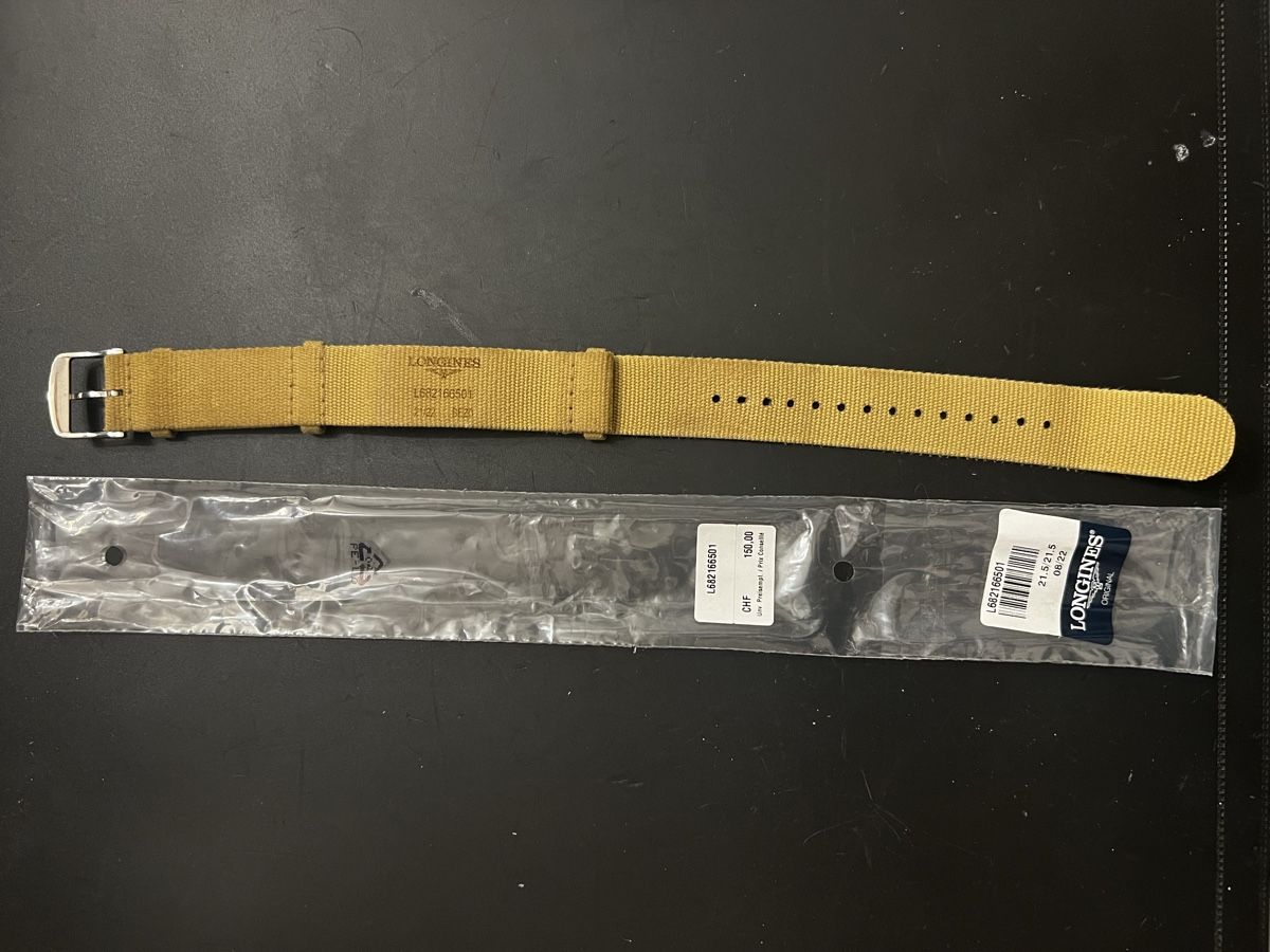 Bracciali & Braccialetti: Longines NATO strap 21/22mm – Usato da Aarau Rohr venduto da Dudu0907 1