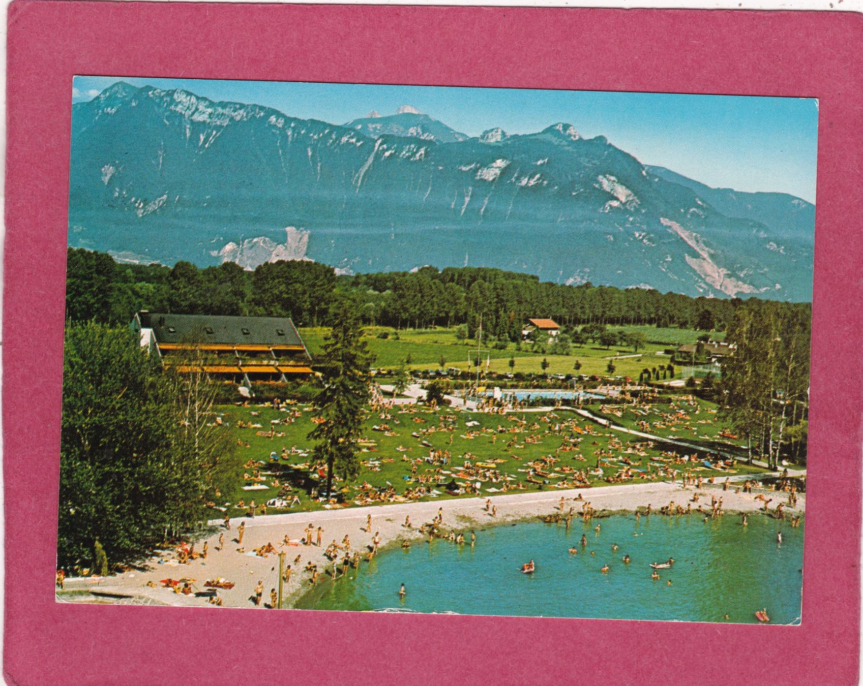 Cartoline postali: Le Bouveret schwimmbad 1981 – Usato da Herisau venduto da Lisegrat2008