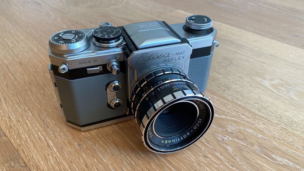 Appareil Photo Edixa Mat Reflex Mod. B-L + Bon - Argentique - Occasion