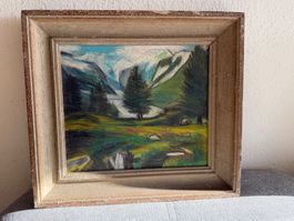 Alfred Portmann (1899–1986) 1977 Original Gemälde