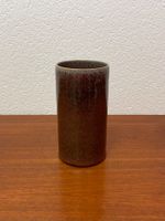 Schweizer Kunst Keramik Vase Dougoud Zylinder Blumenvase