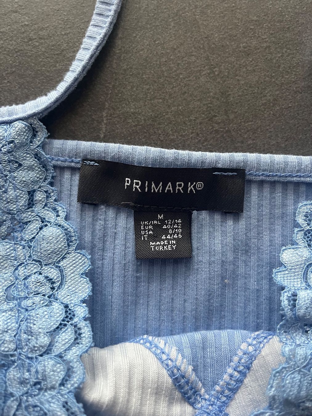 Primark Tops: Top mit Spitze in hellblau - Primark (M) – Neuf (Voir description) à Wallenried par nfe_2xn6 1