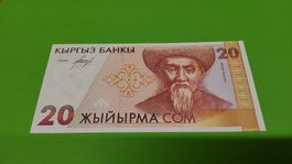 20 Kirgisistan Som Banknote, Sammlerstück,