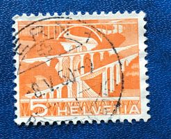 Nr.298 mit Stempel Strassenbrücken  1949   