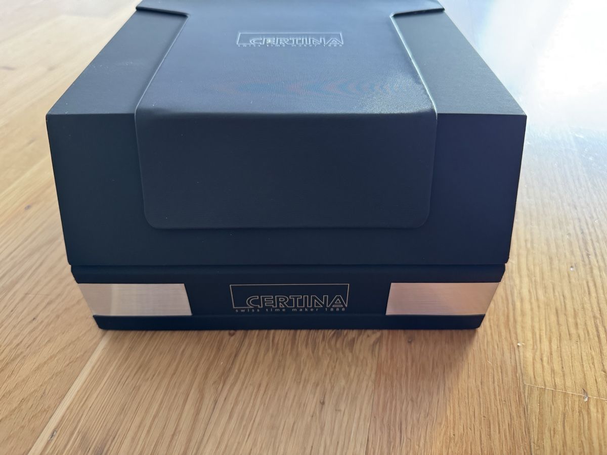Certina Uhren: Neue Certina Uhren Box schwarz – Neu und originalverpackt aus Bettlach von Tradenet100 8