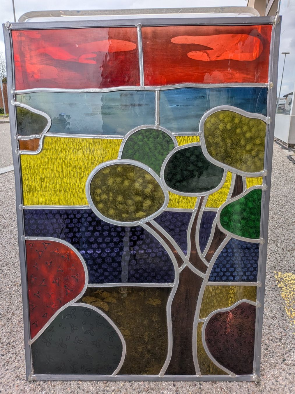 Dipinti: Bleiglasfenster , Glasbild – Usato da Emmen venduto da Brockofsky