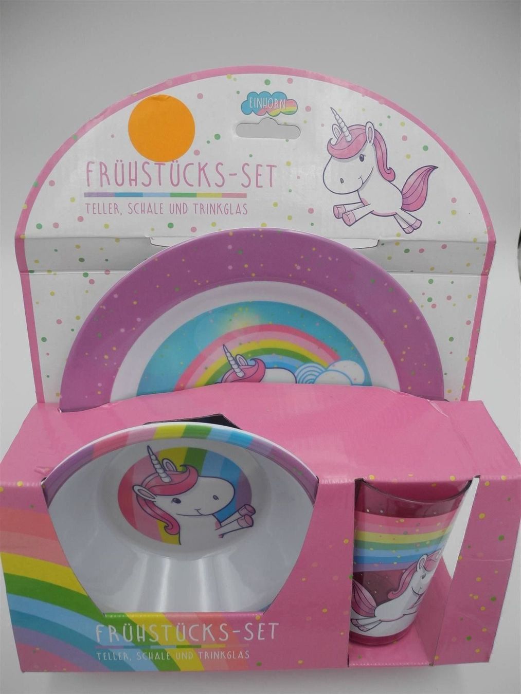 Set di piatti: Einhorn Frühstücks-Set – Nuovo e nell'imballaggio originale da Kottwil venduto da Crazyrolf