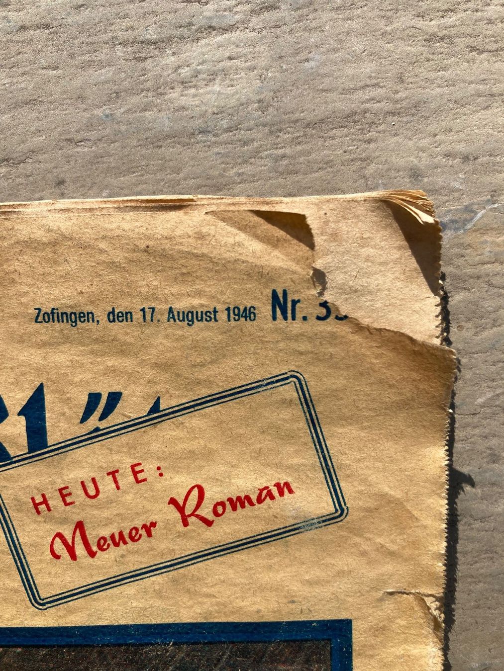 Riviste & Magazine: Ringiers Unterhaltung-Blatt, "Das gelbe Heft", 1946 – Usato da Moerschwil venduto da Corsica61 8