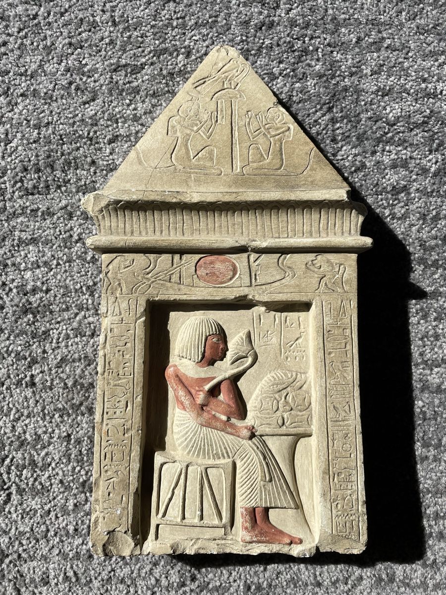 Skulpturen & Statuen: Ägyptische Skulptur – Gebraucht aus Champfèr von MangoMangi