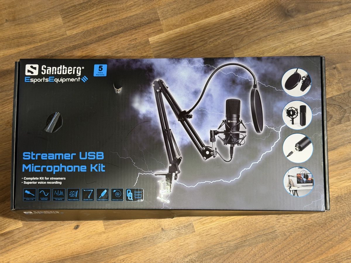 Microphones: Sandberg Streamer USB Microphone Kit – Neuf (Voir description) à Luzern par silvan.link