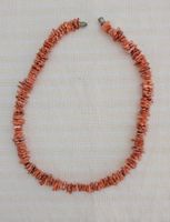 Vintage Korallenkette orange 40cm