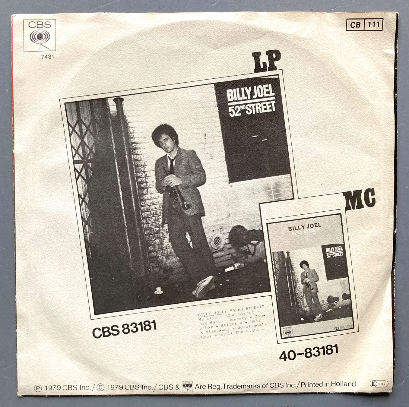 Vinyles: BILLY JOEL - BIG SHOT – D'occasion à Poliez-Pittet par Newtown-Records 1