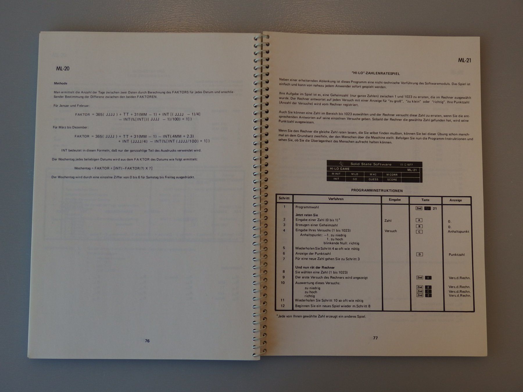 Texas Instruments Taschenrechner: Original-Dokumentation Texas Instruments TI-58 / TI-59 – Gebraucht aus Gwatt (Thun) von Nocturnal_99 9