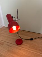 Lampe de bureau rouge métal adjustable bon état