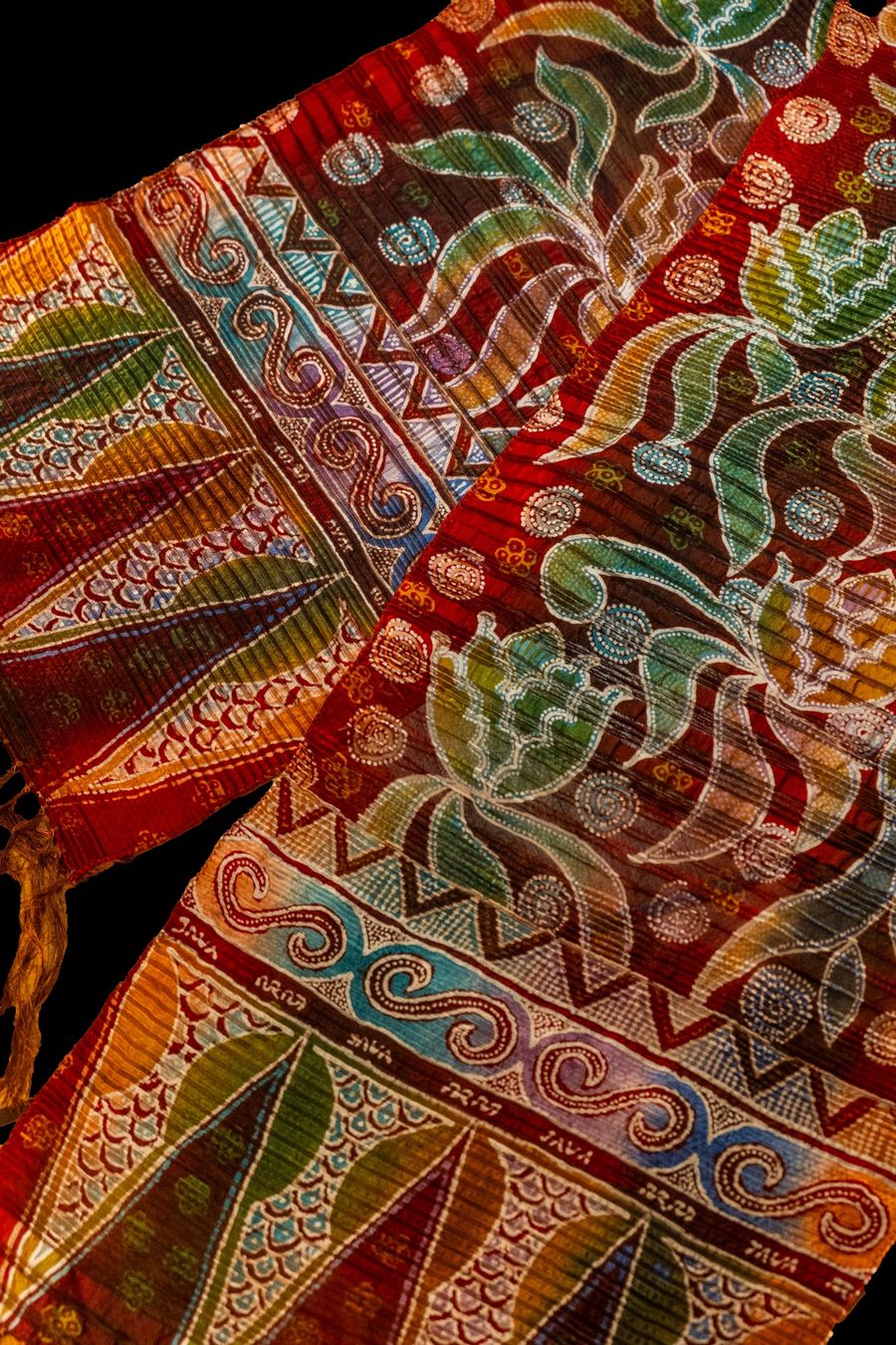 Tessuti: Batik Tulis auf strukturierter Seide – Nuovo (secondo la descrizione) da Romanshorn venduto da ras_b6lp 2