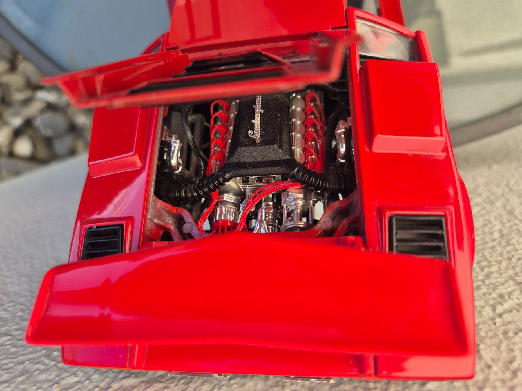 Lamborghini Modellini d'auto: Lamborghini Countach Burago 1:18. Top. – Usato da Oberbuchsiten venduto da laffite54 7