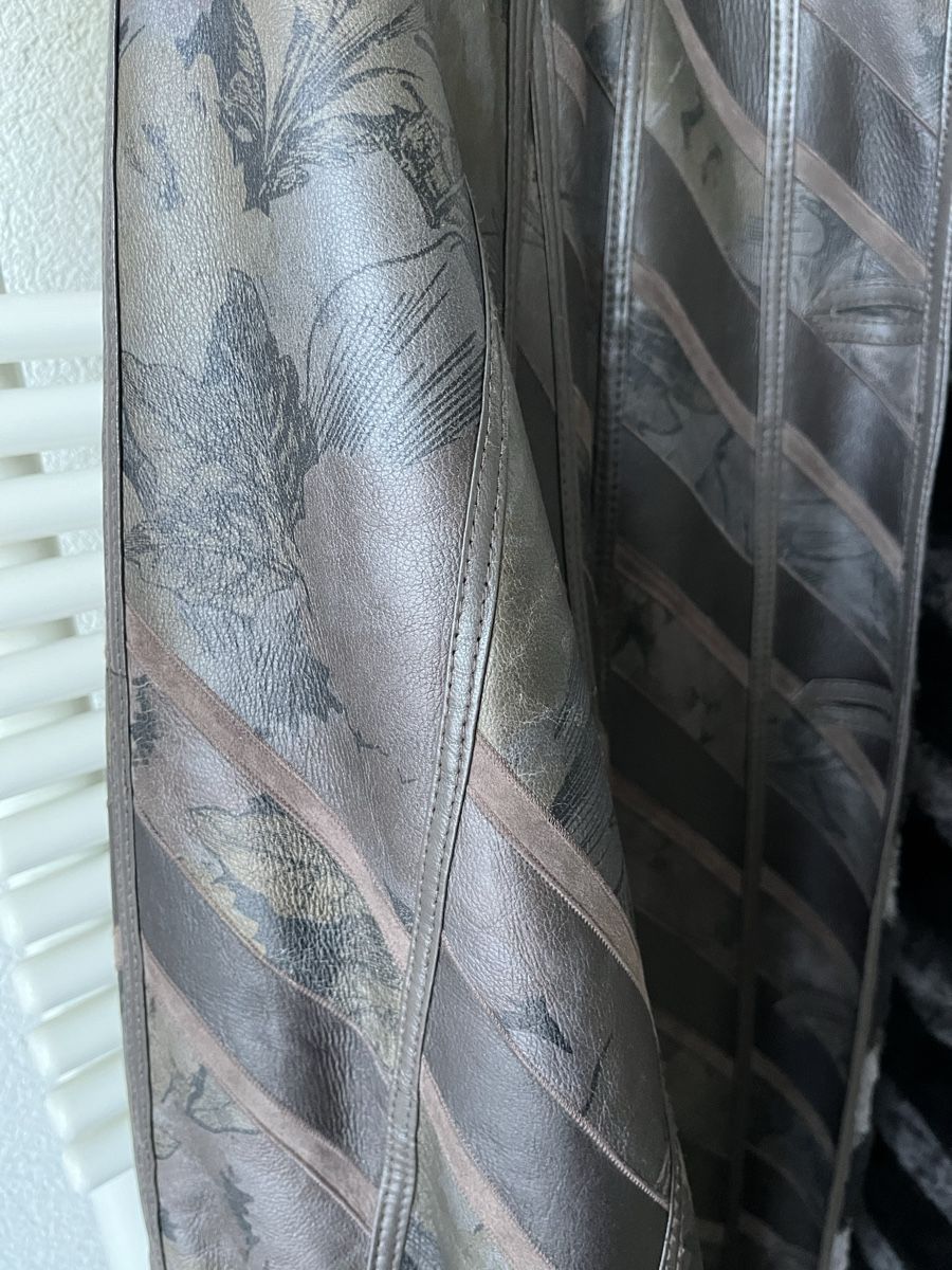 Mäntel: Ledermantel Suter Gr. 40 braun gemustert Fellfutter – Gebraucht aus Bolligen von Vroni23 4
