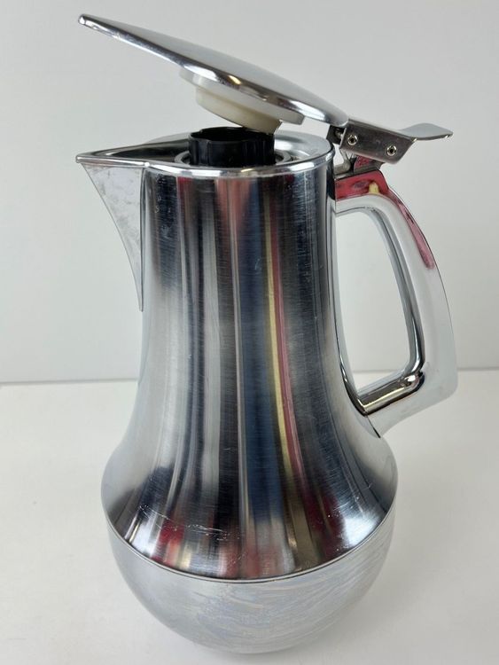 Produktbild von Thermoskanne Edelstahl 1000ml, Thermo Teekanne Mit Retro