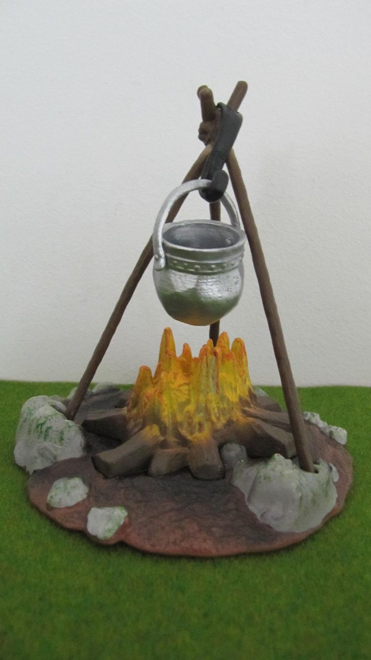 Schleich Figuren: Schleich Fantasy, Noctis mit Lagerfeuer – Gebraucht aus Brunnen von Kiwiland1 1