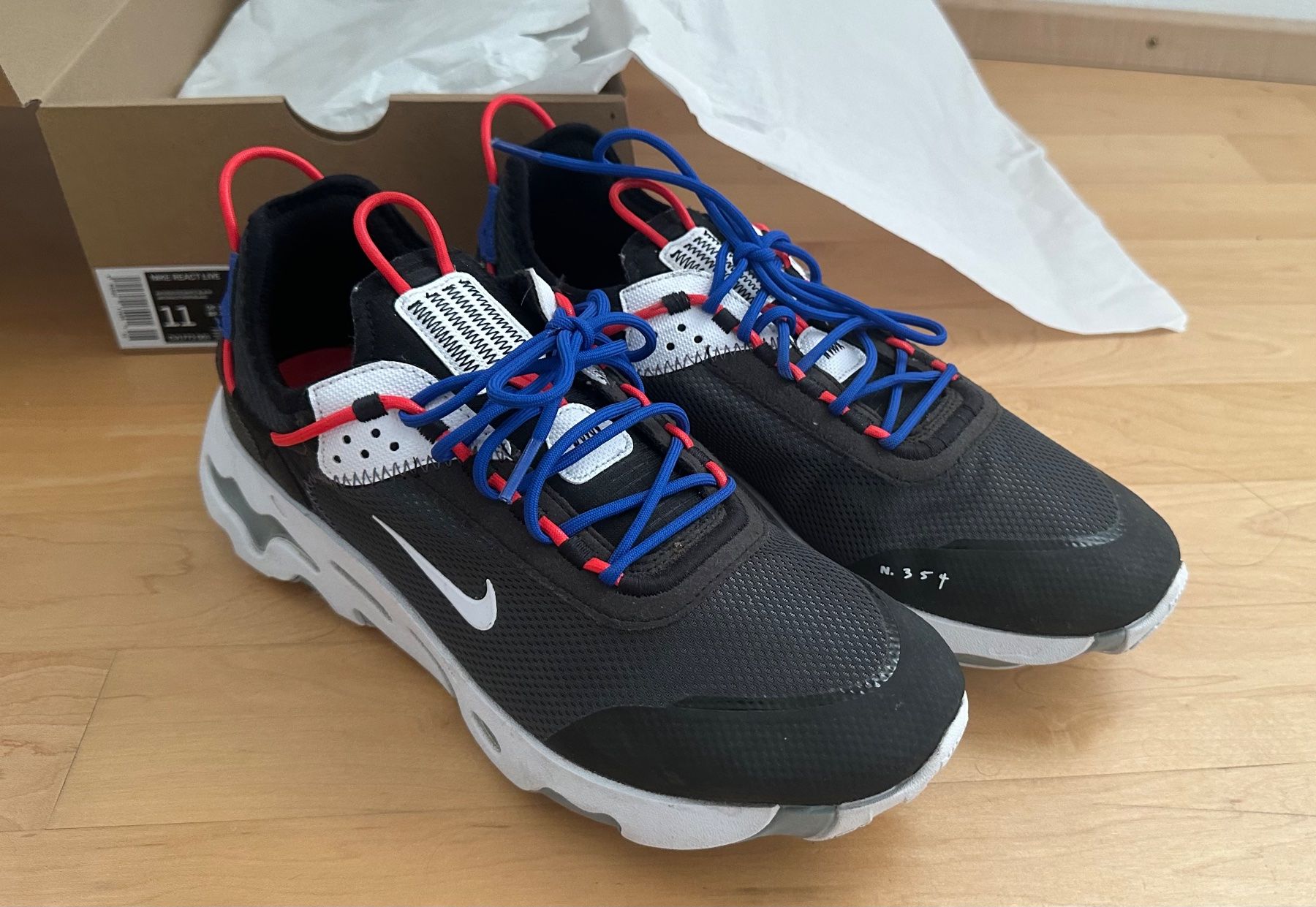 Nike Scarpe da uomo: Nike React Live Anthracite Gr.45 – Nuovo (secondo la descrizione) da Oensingen venduto da dorian07