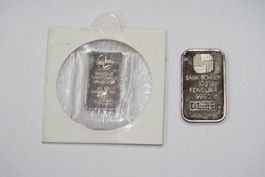 2 x 10 Gramm Silberbarren