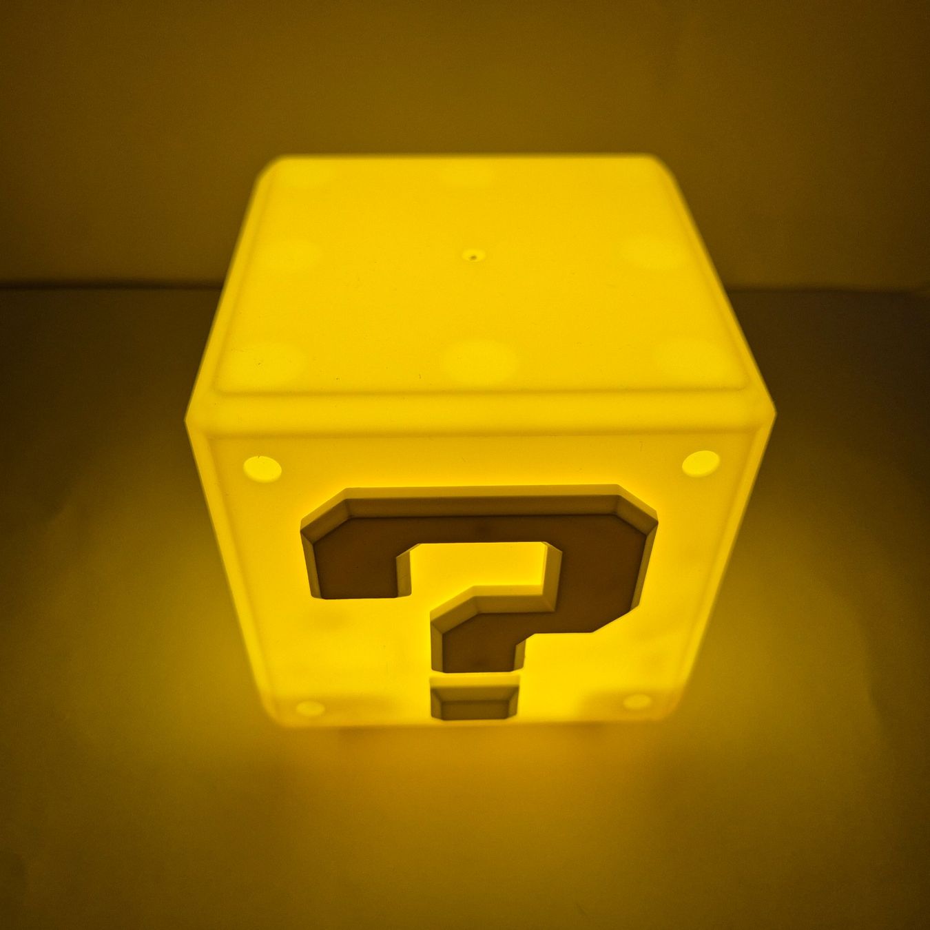 Statuette: Super Mario - Nachtlicht / Lampe - ? Block / - MER – Usato da Zürich venduto da Mephisto87 4
