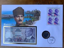 TURKEY ATATURK - 1st Day Cover 1995-1000 £ 1970 &  10 £ 1988
