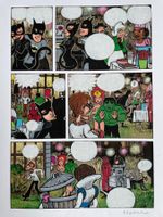 Tom TIRABOSCO. Planche originale "Léo et Léa"