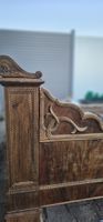 Antikes voll Holz Bett in gutem Zustand