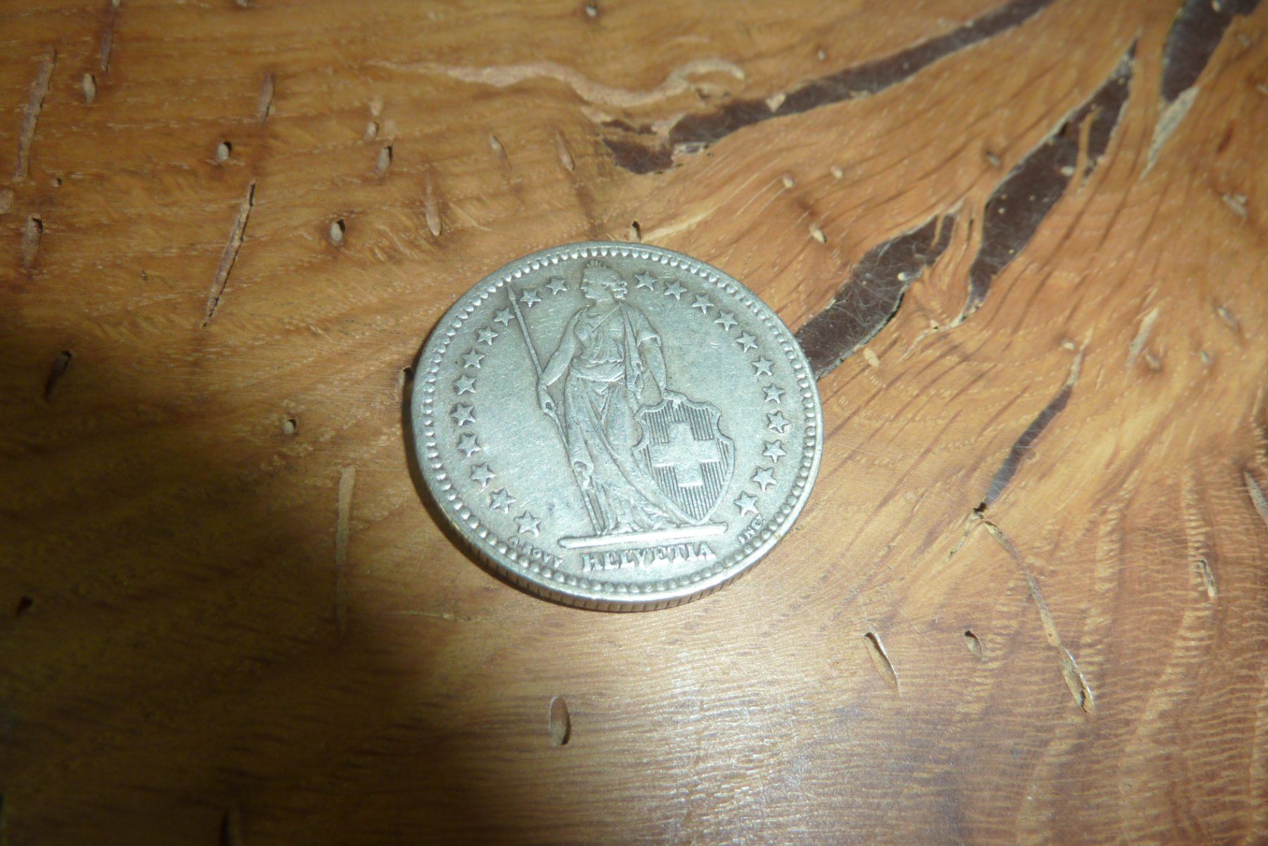 Tutti le monete: Silber, Münze, 2 Schweizer Franken, 1944 – Usato da Lausen venduto da akira003 1