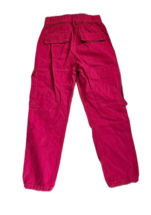 Bershka Pantaloni: Rote Cargohose Bershka Gr. 36 stylisch – Usato da Füllinsdorf venduto da Sunnebliemli7 1