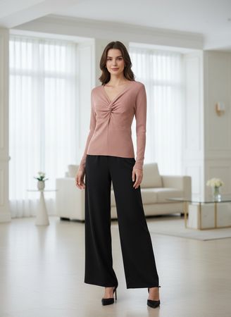 Pullover Lachsfarbe Figurbetont one size Neu