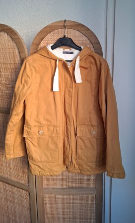 Veste trench à capuche Petit Bateau taille M moutarde