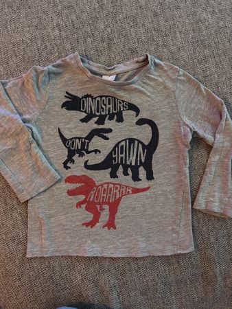 Palomino Langarmshirt Dinosaurier Print Gr. 98