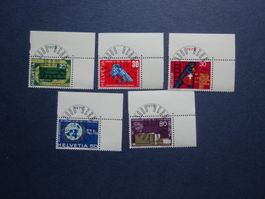 1970 Z-Nr. 476-480 ET-Voll mit Gummi**
