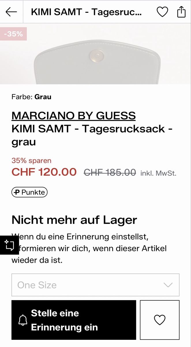 Guess Rucksäcke: Guess Rucksack KIMI SAMT, Neu – Neu und originalverpackt aus Oberengstringen von SaraHoney19 1