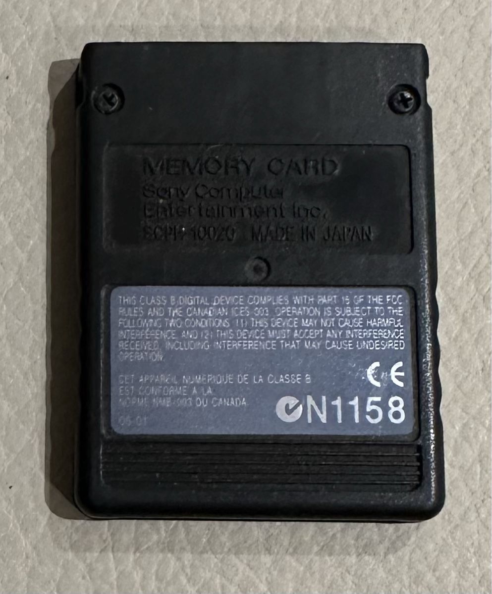 Sony Memory Units & Memory Cards: Memory Card für Sony PlayStation 2 PS2  – Gebraucht aus Kestenholz von Dickies09 1