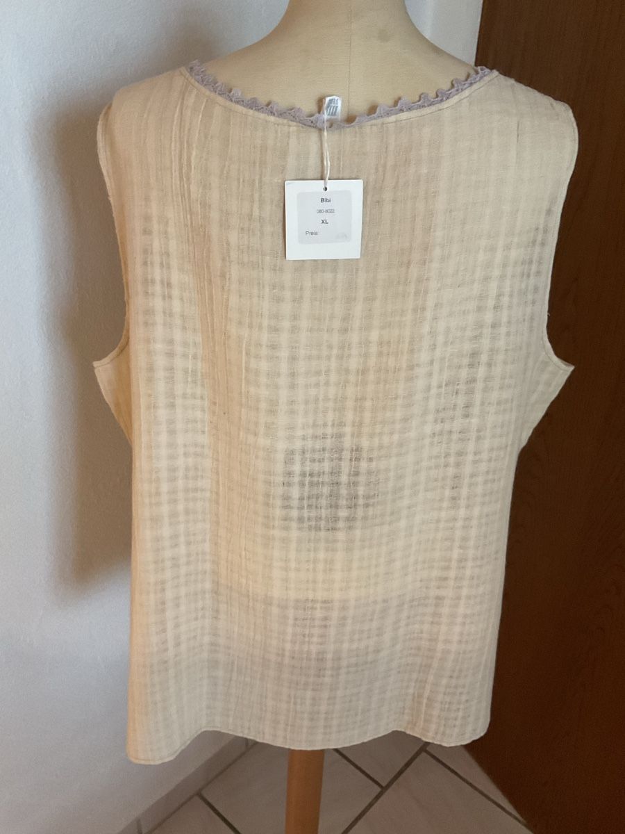 Camicette: Senas Linen/Baumwolle Bluse Ärmellos – Nuovo (secondo la descrizione) da Wil ZH venduto da RiccardaWegmann 3