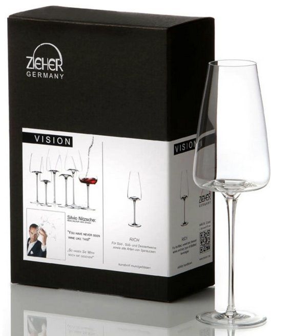 Bicchieri: Zieher  Vision Weinglas Rich 2er Set – Nuovo e nell'imballaggio originale da Kägiswil venduto da pebart 1