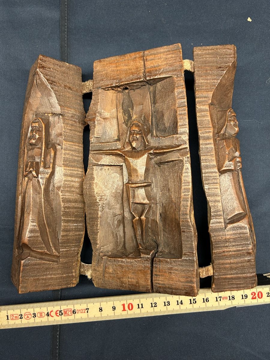 Statuette: Antikes Klapp-Altarbild – Usato da Kreuzlingen venduto da Pix66 8