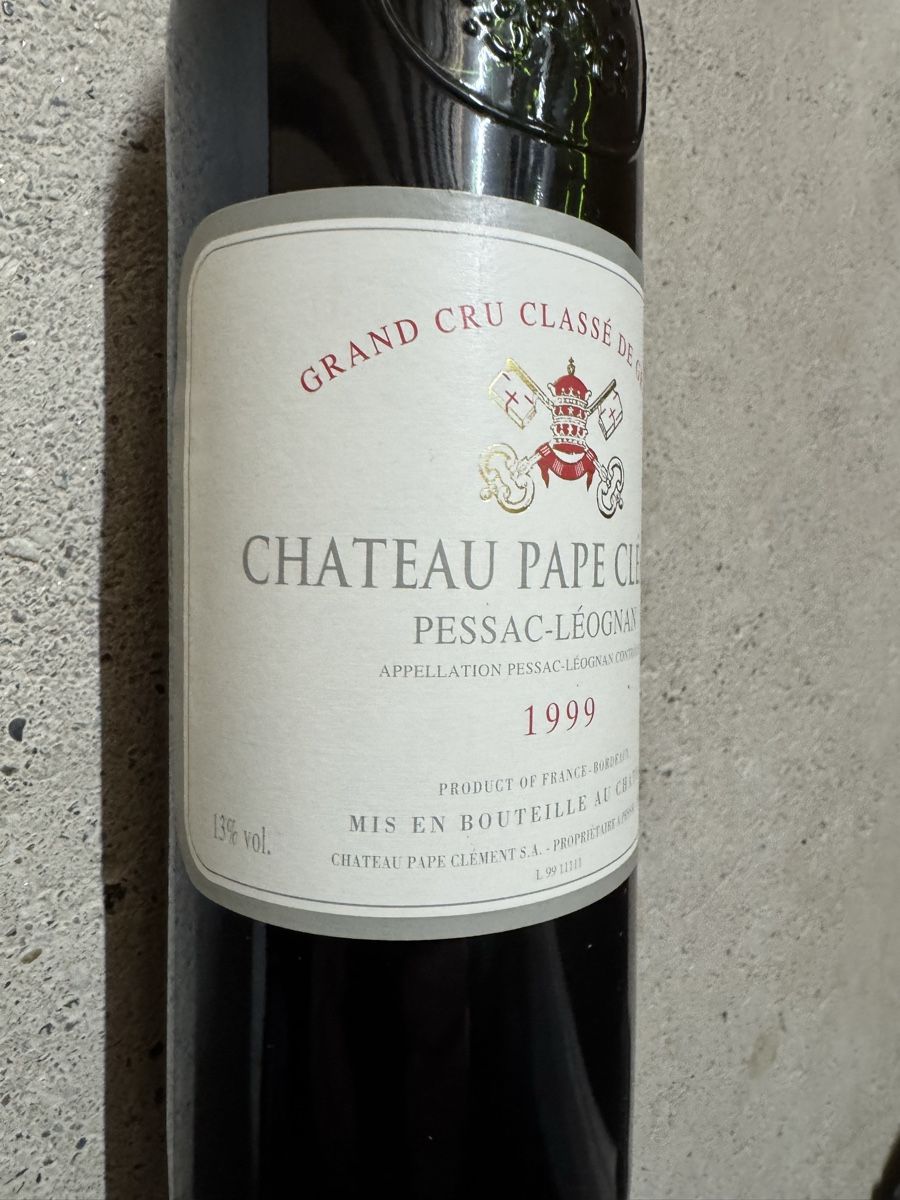 Wein: Château Pape Clément Pessac-Léognan 1999 – Neu und originalverpackt aus Crissier von Schtonic 3