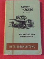 buch, betriebsanleitung, land rover, II serie, 1960, handbuc