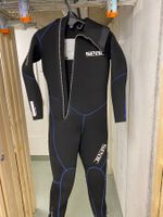 Seac Tauchanzug 7 mm Neopren schwarz blau Grösse XL