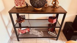Meuble console / étagère style industriel Vasagle