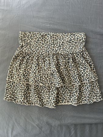Rock H&M Leo-Print Grösse 146/152 guter Zustand